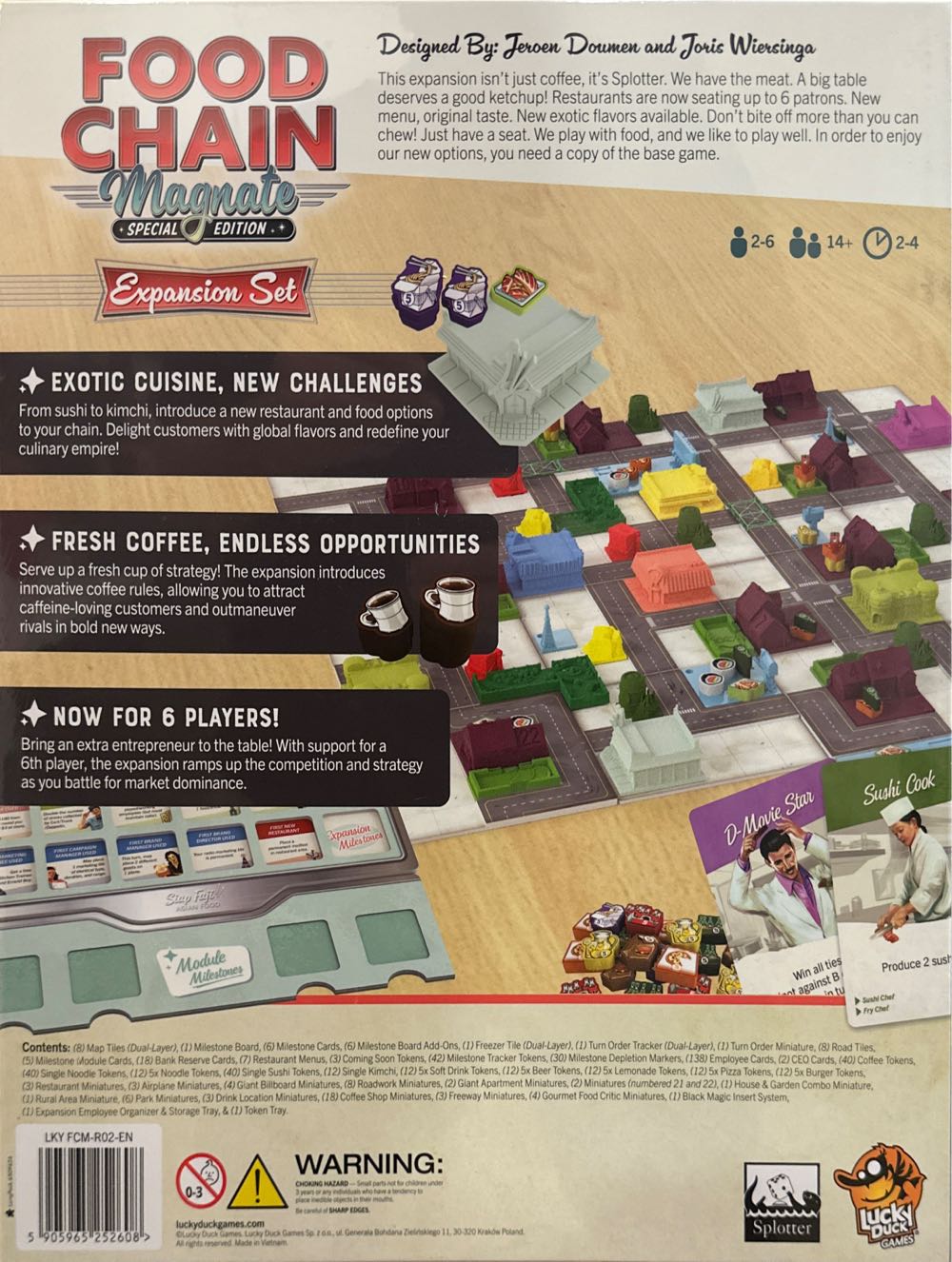 Food Chain Magnate: Special Edition Expansion Set  (2-6) board game collectible [Barcode 5905965252608] - Main Image 2