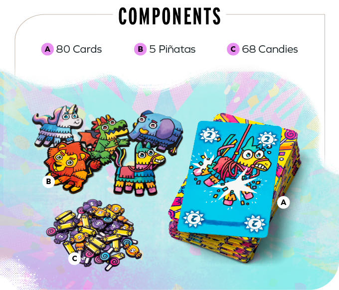Piñatas  (2-5) board game collectible [Barcode 618149325269] - Main Image 3