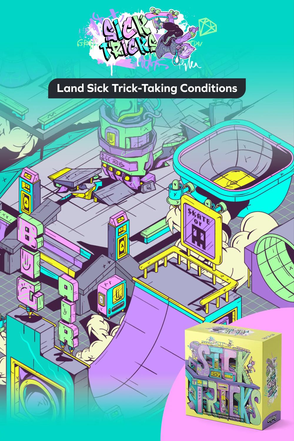 Sick Tricks +upgrades  (3-4) board game collectible - Main Image 2