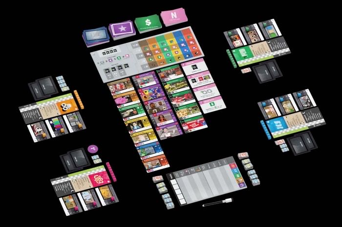 The Networks Primetime  (1-5) board game collectible [Barcode 618149323616] - Main Image 3