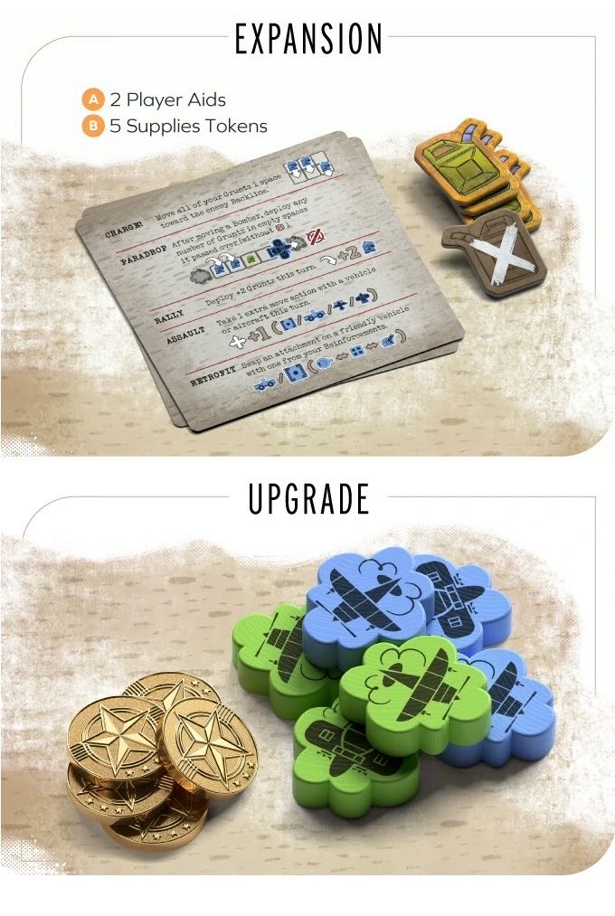 Gruntz +upgrades & Supplies Expansion  (2) board game collectible - Main Image 4