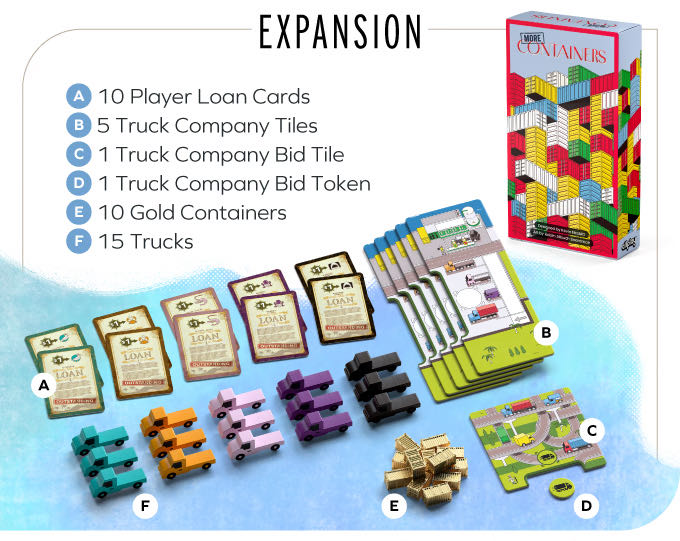 Container: More Containers Expansion  board game collectible - Main Image 2