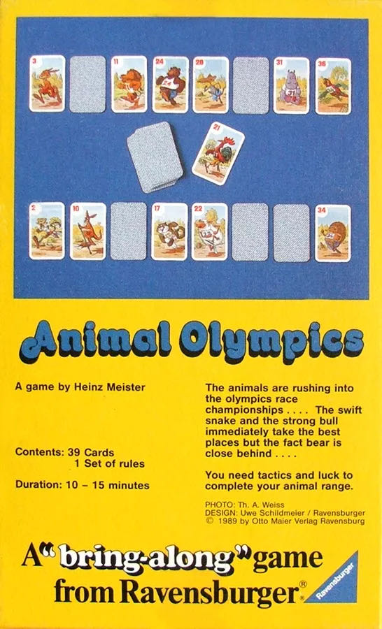 Animal Olympics  (2 3 4) board game collectible [Barcode 4005556004713] - Main Image 2