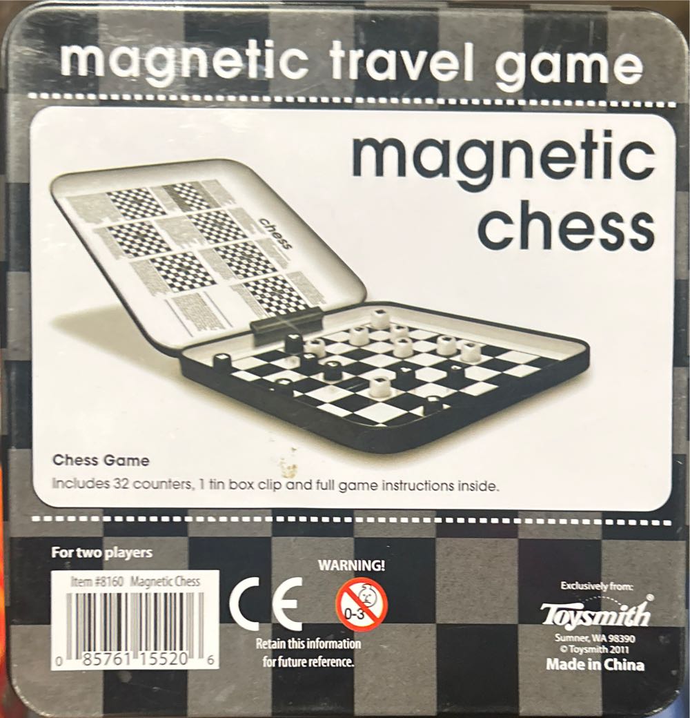 Magnetic Chess  (2) board game collectible [Barcode 085761155206] - Main Image 2