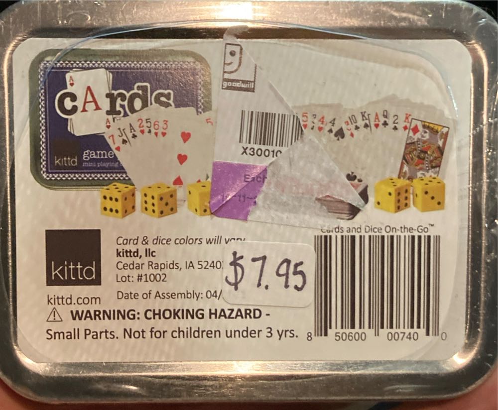 Cards And Dice On The Go System  (2-5) board game collectible [Barcode 850600007400] - Main Image 2