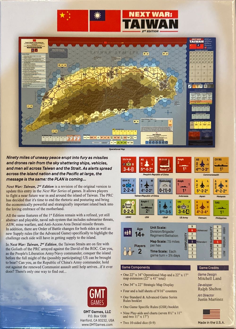 Next War: Taiwan 2nd Edition  (2) board game collectible [Barcode 817054010752] - Main Image 2