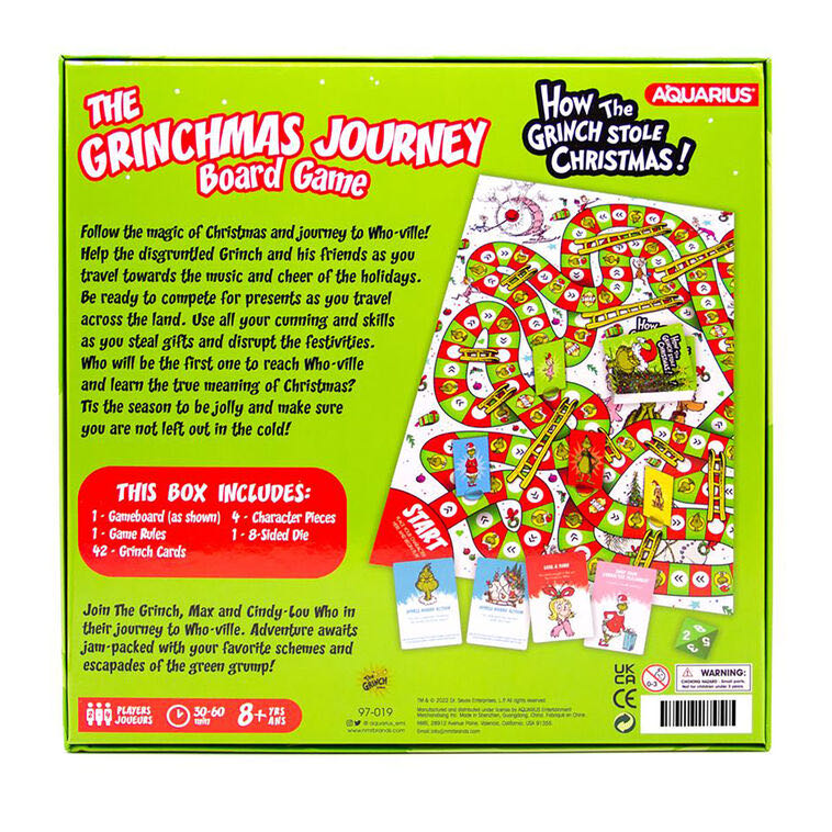 Dr. Seuss Grinchmas Journey The Grinch  board game collectible [Barcode 840391196988] - Main Image 2