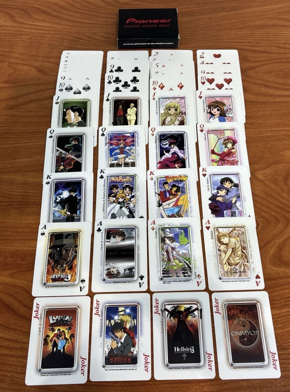 Pioneer Playing Cards Anime  board game collectible - Main Image 3