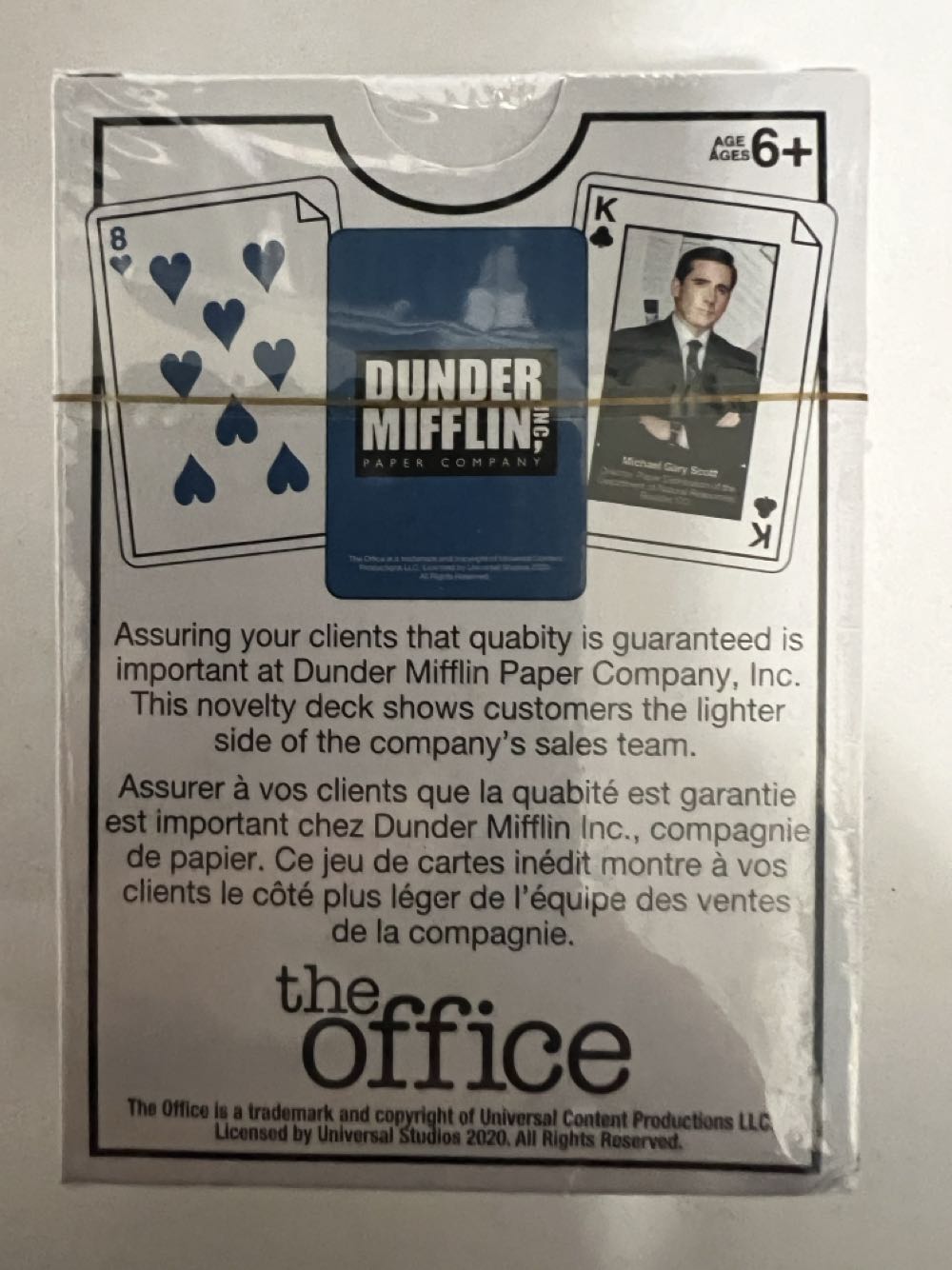 Dunder Mifflin Playing Cards  board game collectible - Main Image 2