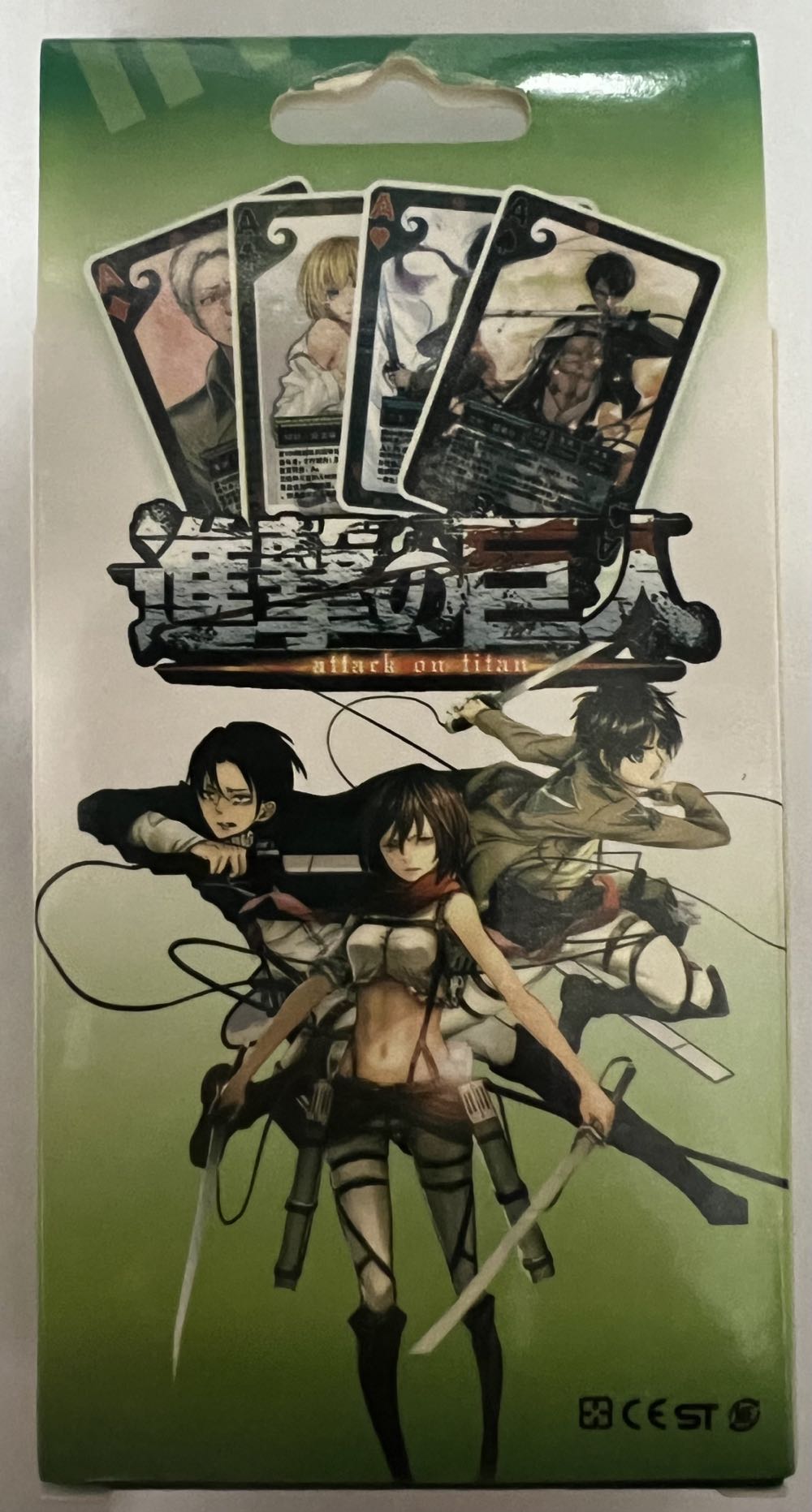Attack On Titan Playing Cards  board game collectible - Main Image 2