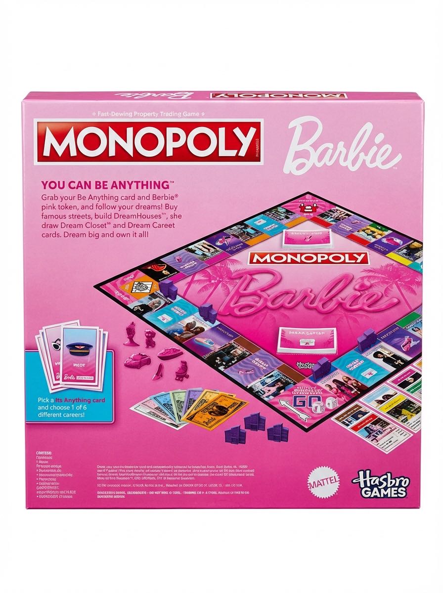 Monopoly: Barbie Edition  (2-6) board game collectible [Barcode 8780040864042] - Main Image 2