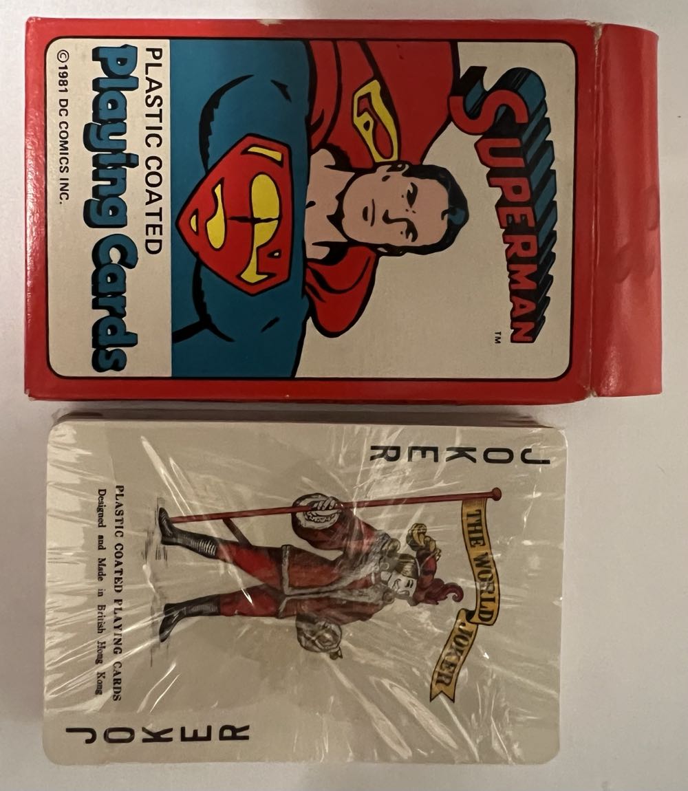 Superman 1981 Playing Cards  board game collectible - Main Image 2
