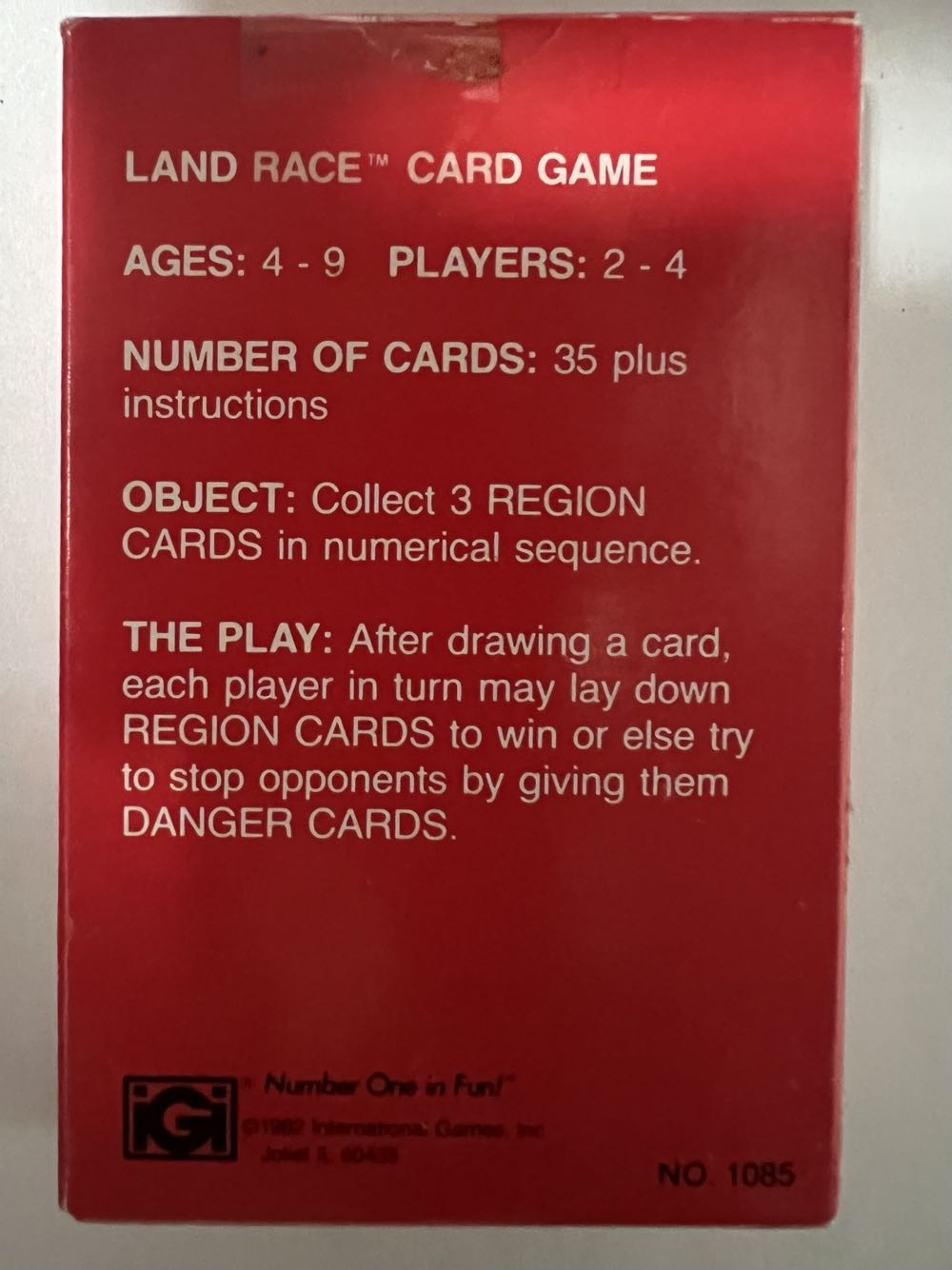 Land Race Card Game  board game collectible - Main Image 2