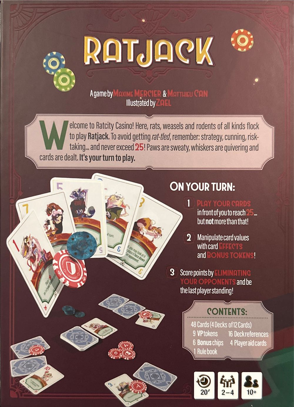 Rat Jack  (2 to 4) board game collectible [Barcode 5065014806388] - Main Image 2