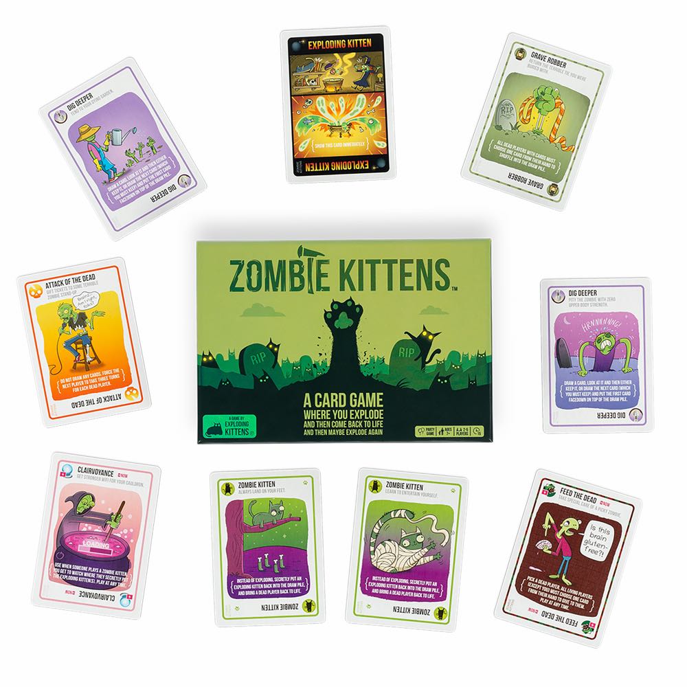 Zombie Kittens  (2-5) board game collectible [Barcode 810083043708] - Main Image 2
