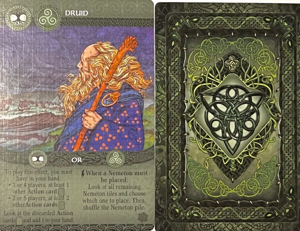 Inis: Replacement Legacy Druid Card  board game collectible - Main Image 2