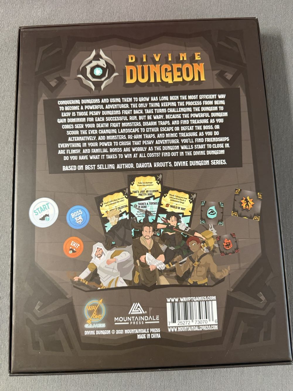 Divine Dungeon  (2-5) board game collectible [Barcode 725272730706] - Main Image 2