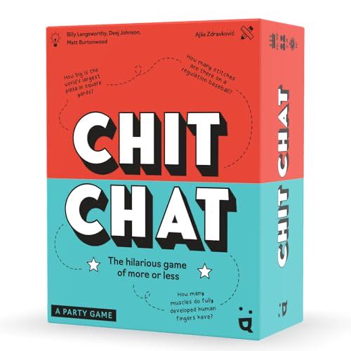Chit Chat Party Game Cooperative Teamwork & Guessing Game Hilarious Fun For Family & Friends Kids & Adults Ages 8 4-10 Players 15 Minute Playtime