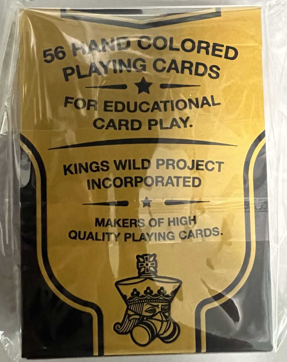 Back to School Hand Colored Playing Cards Open  board game collectible - Main Image 2