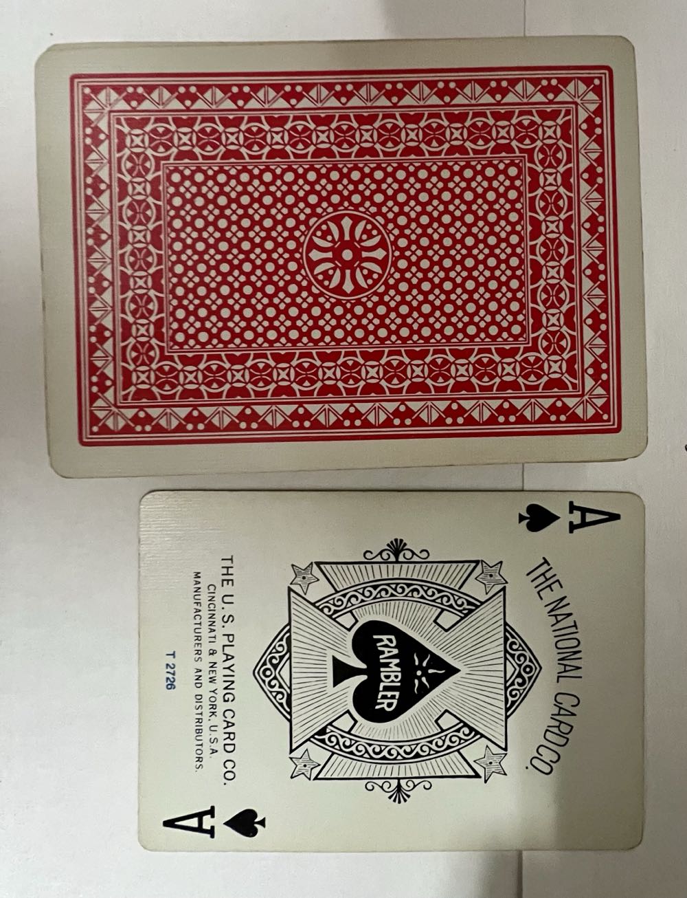 Rambler Playing Cards No Jokers  board game collectible - Main Image 3