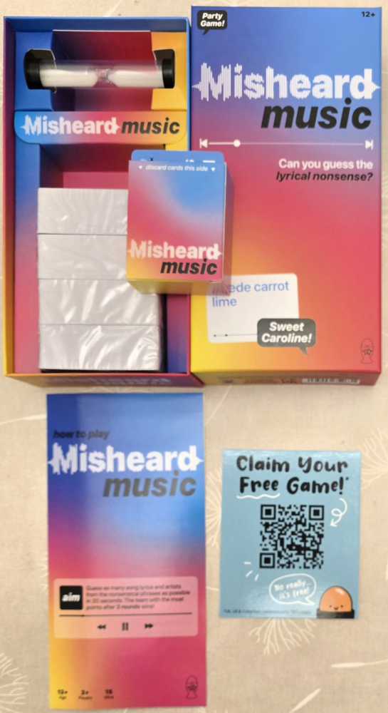 Misheard Music (The Original)  (2+) board game collectible [Barcode 5065006752631] - Main Image 3