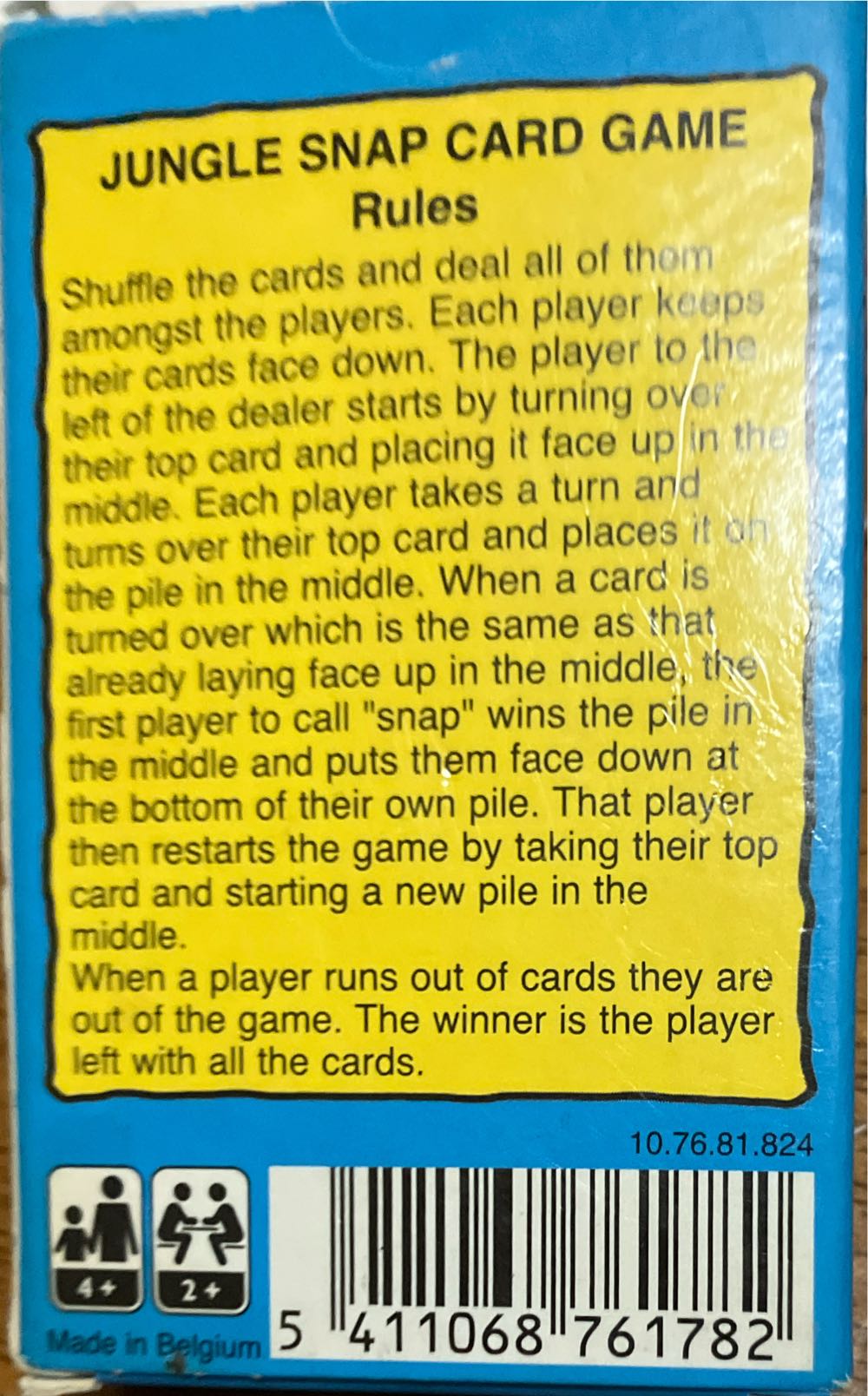 Jungle Snap Card Game  (2-4) board game collectible - Main Image 2