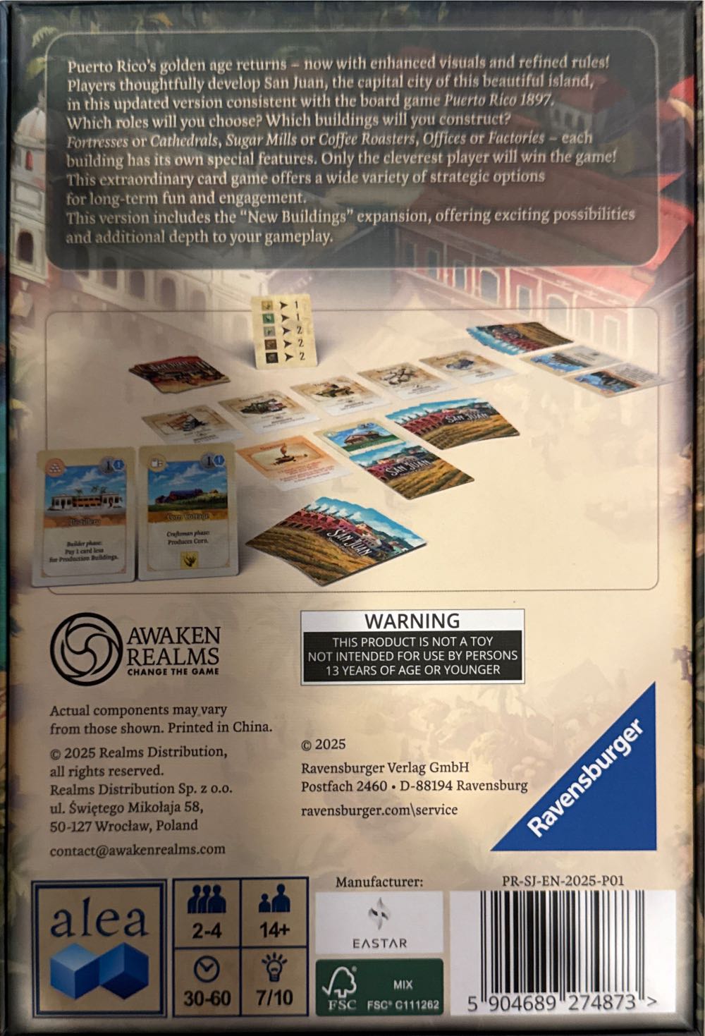 San Juan Special Edition  (2-4) board game collectible [Barcode 5904689274873] - Main Image 2
