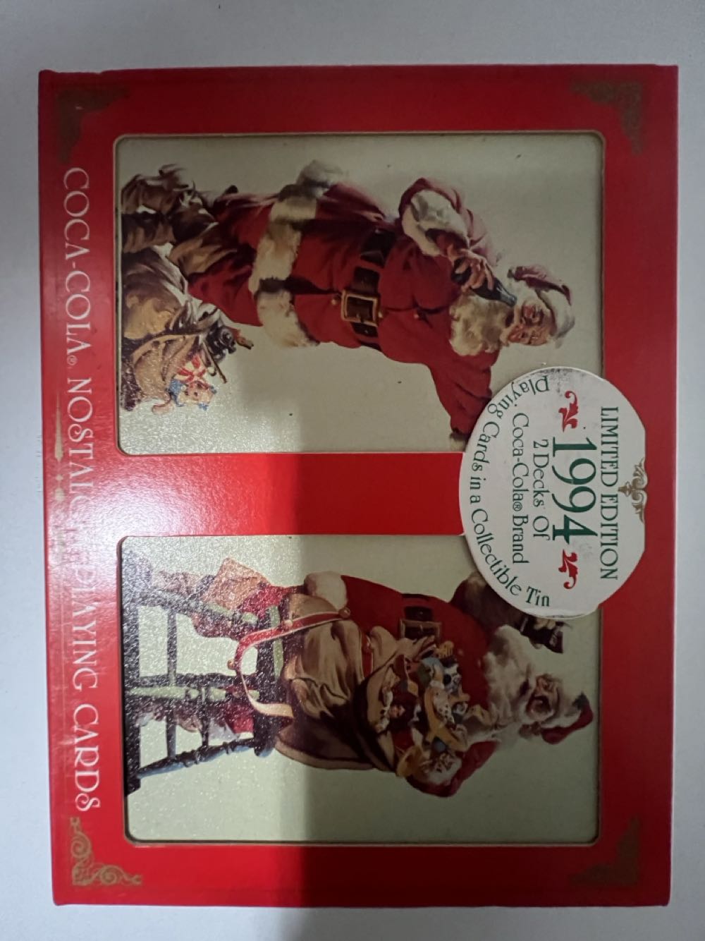 Coca Cola Christmas Playing Cards  board game collectible - Main Image 2