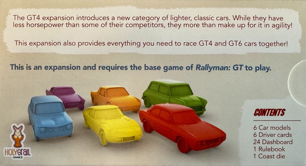 Rallyman: GT GT4 Expansion  board game collectible [Barcode 3770011479399] - Main Image 2