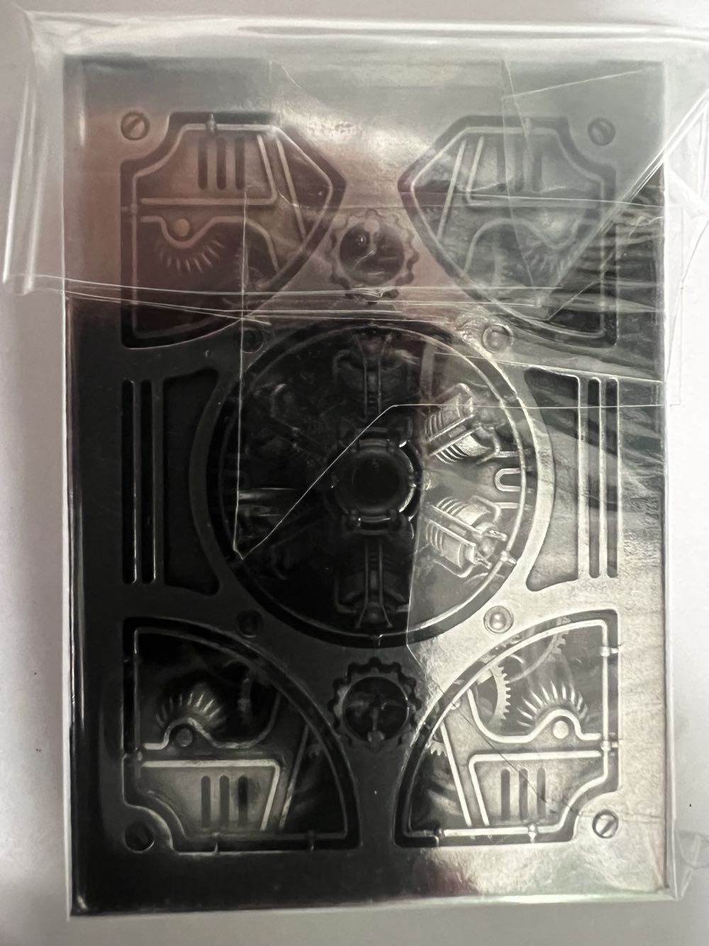 Steam Punk embossed silver Playing Cards  board game collectible - Main Image 2
