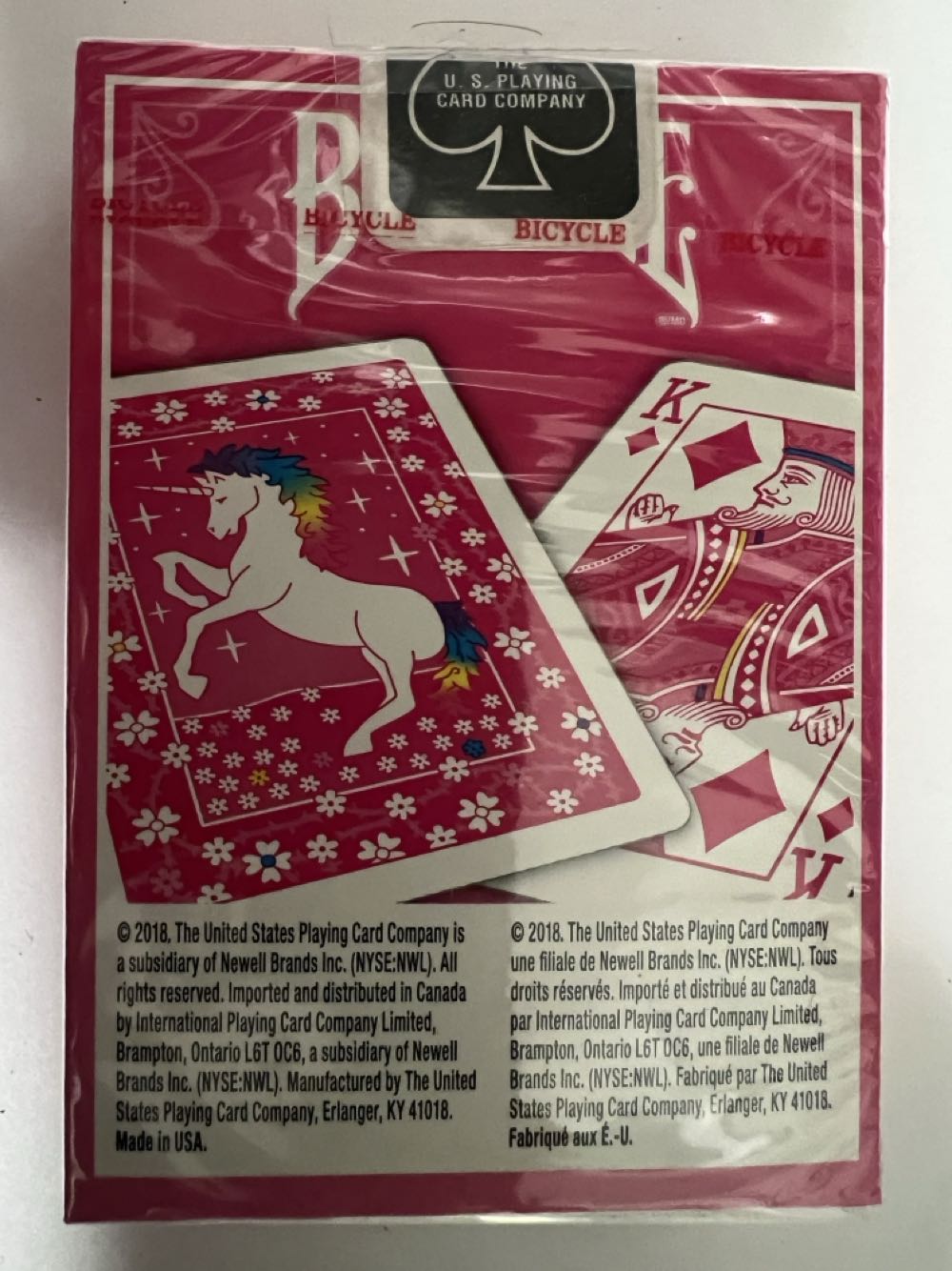 Unicorn Pink Playing Cards   board game collectible - Main Image 2