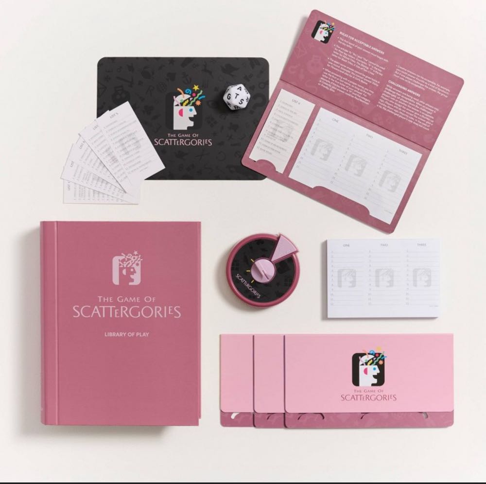 Library Of Play : Scattergories  board game collectible [Barcode 850063656481] - Main Image 2
