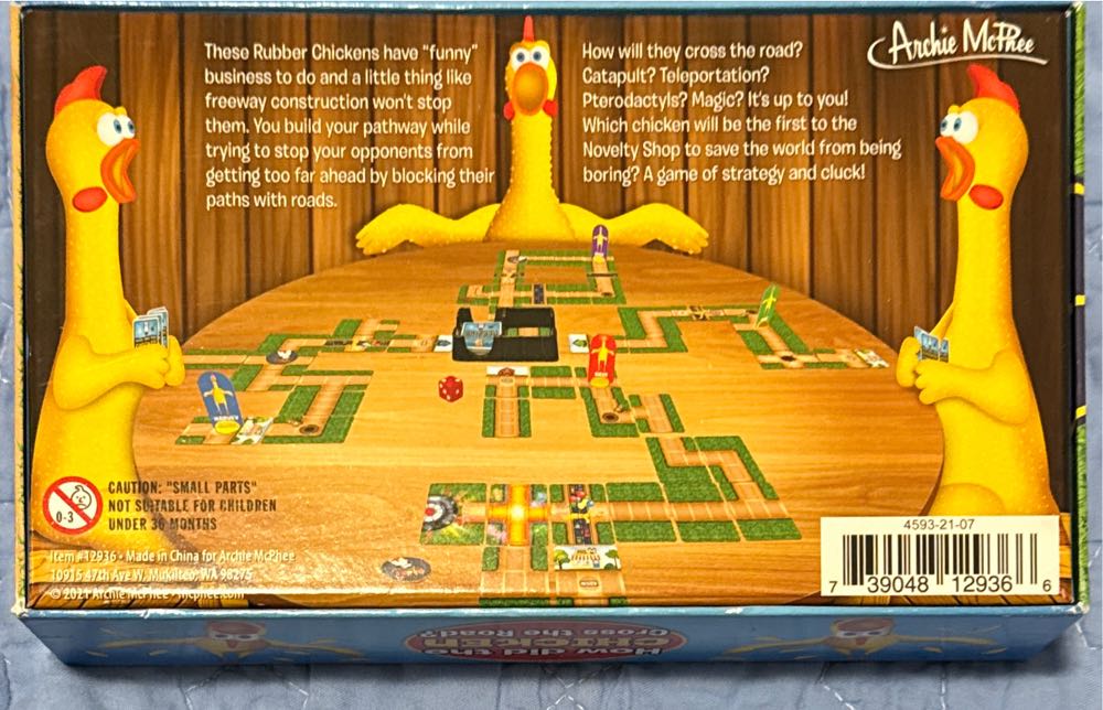 Mcphee Archie How Did The Chicken Cross The Road Strategy Game  (2-4) board game collectible [Barcode 739048129366] - Main Image 3