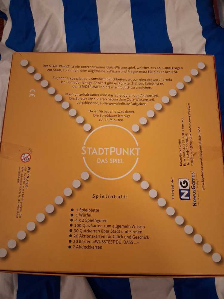 Stadtpunkt Das Spiel Dortmund  (2-4) board game collectible [Barcode 4260452930683] - Main Image 2