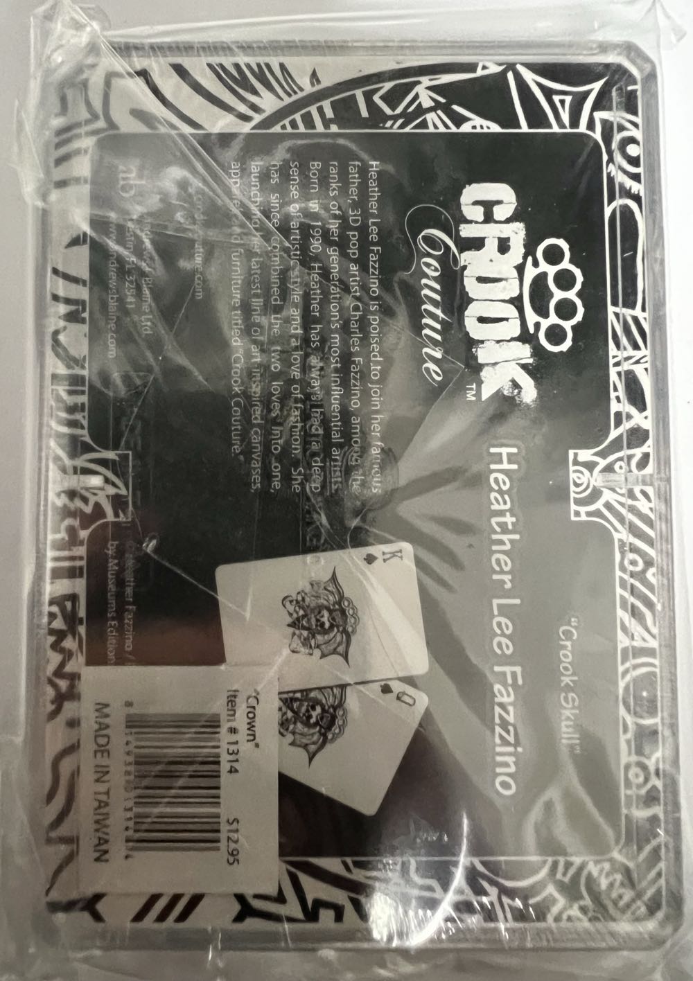 Crook Couture Crown  Playing Cards  board game collectible - Main Image 2