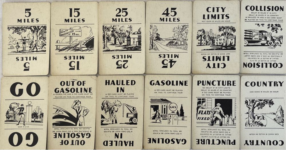 Touring The Famous Automobile Game  (2-6) board game collectible - Main Image 3