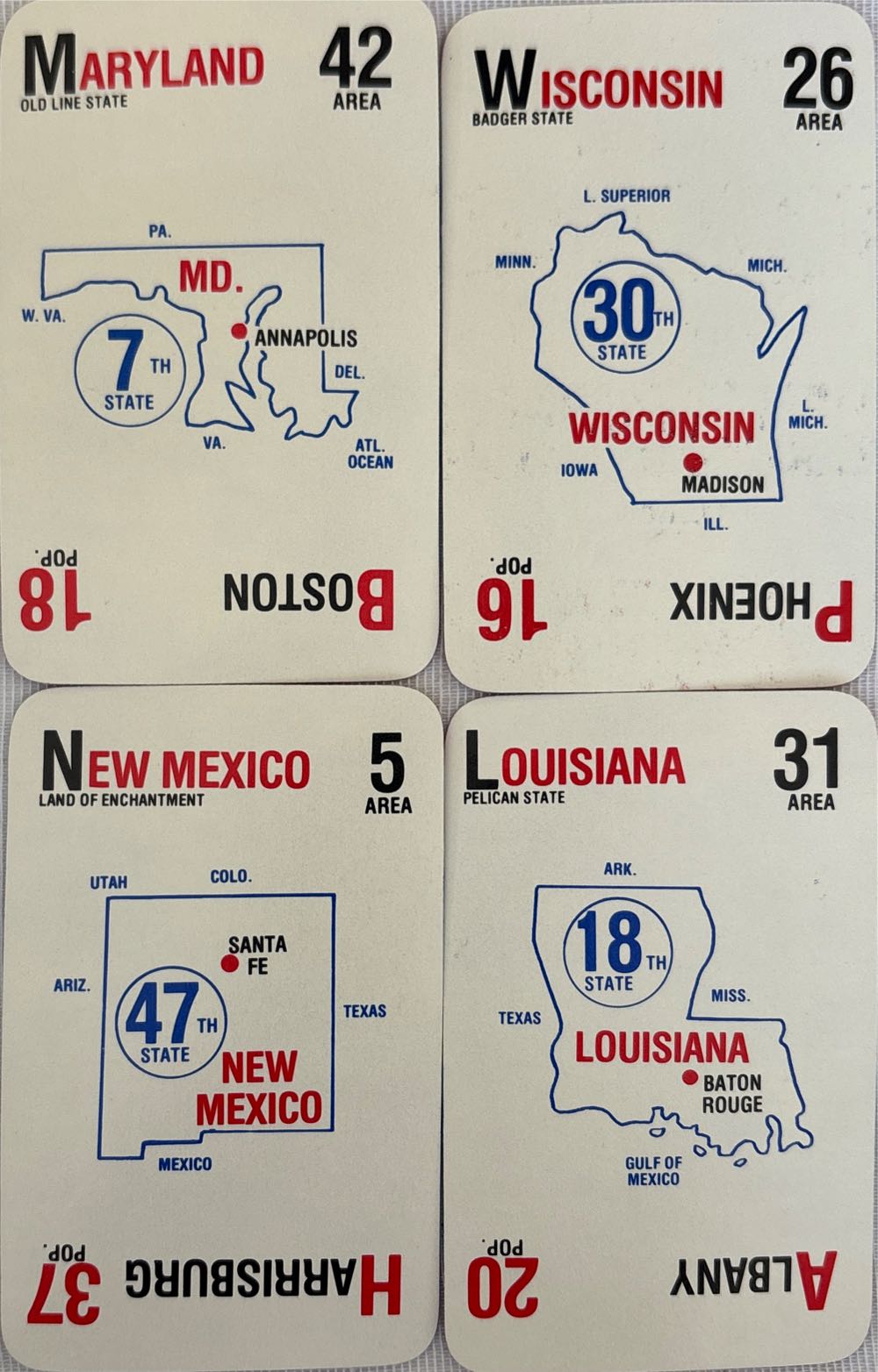 Americana Cards - Bicentennial Edition  (2-6) board game collectible - Main Image 4