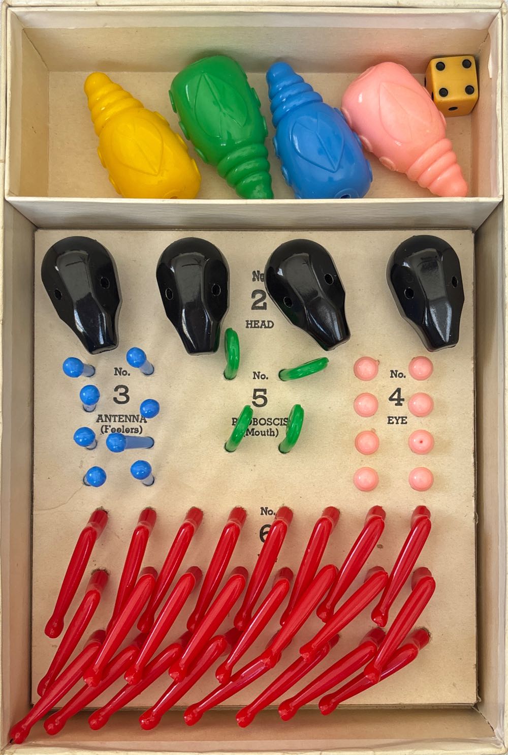 The Game of “Cootie”  (2-4) board game collectible - Main Image 2