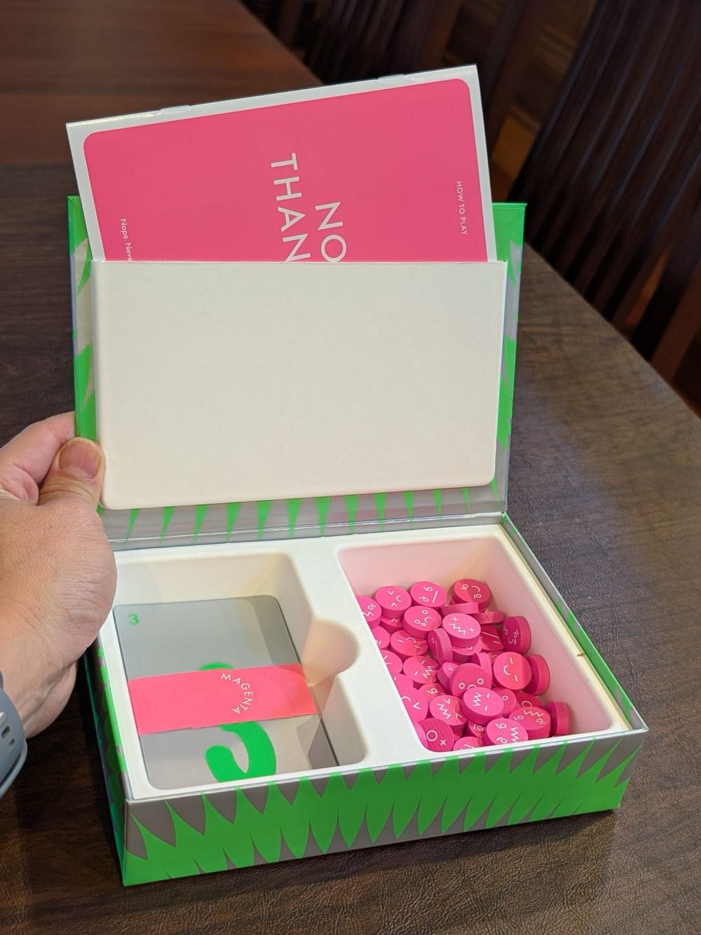 No Thanks! (Magenta Edition)  (3-7) board game collectible - Main Image 2