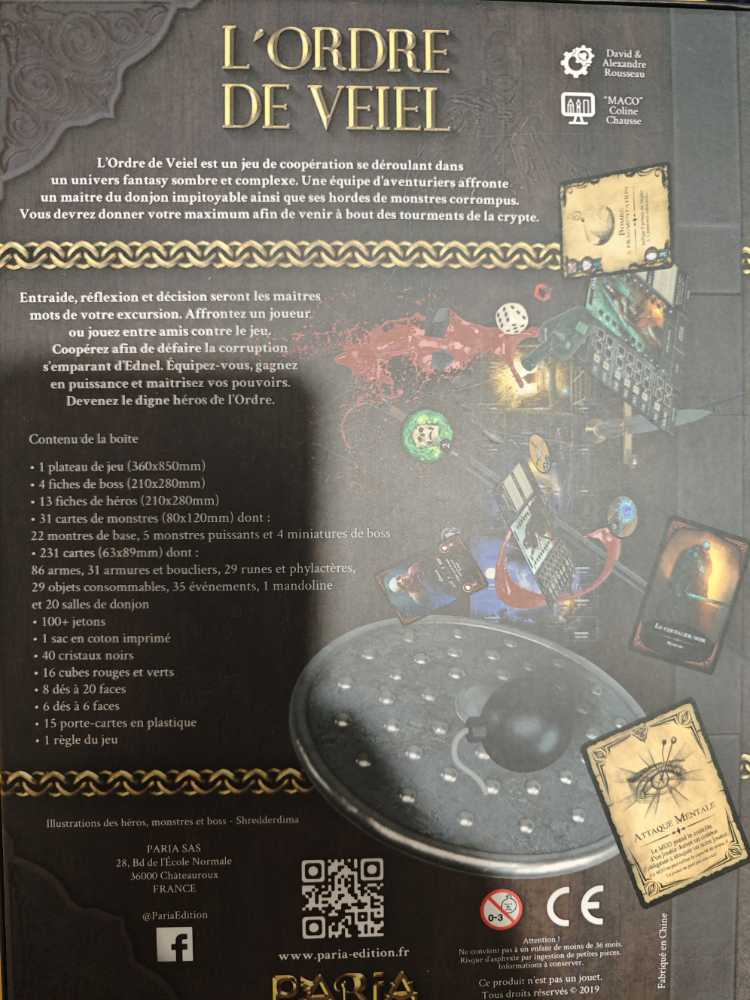 Ordre De Veiel : Chapitre 1 La Fureur Du Roi  board game collectible - Main Image 2