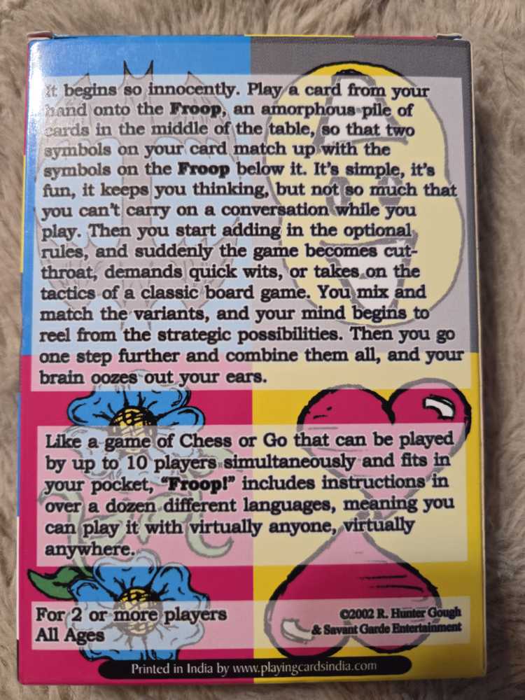 Froop  board game collectible - Main Image 2