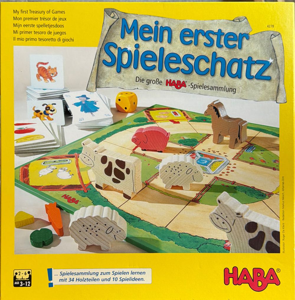 Haba - Mein erster Spieleschatz  (2-6) board game collectible [Barcode 4010168042787] - Main Image 2