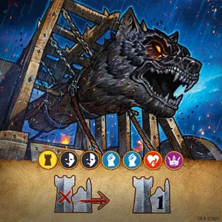 The Lord of the Rings Duel For Middle Earth: Grond Promo  board game collectible [Barcode 5425016928332] - Main Image 3