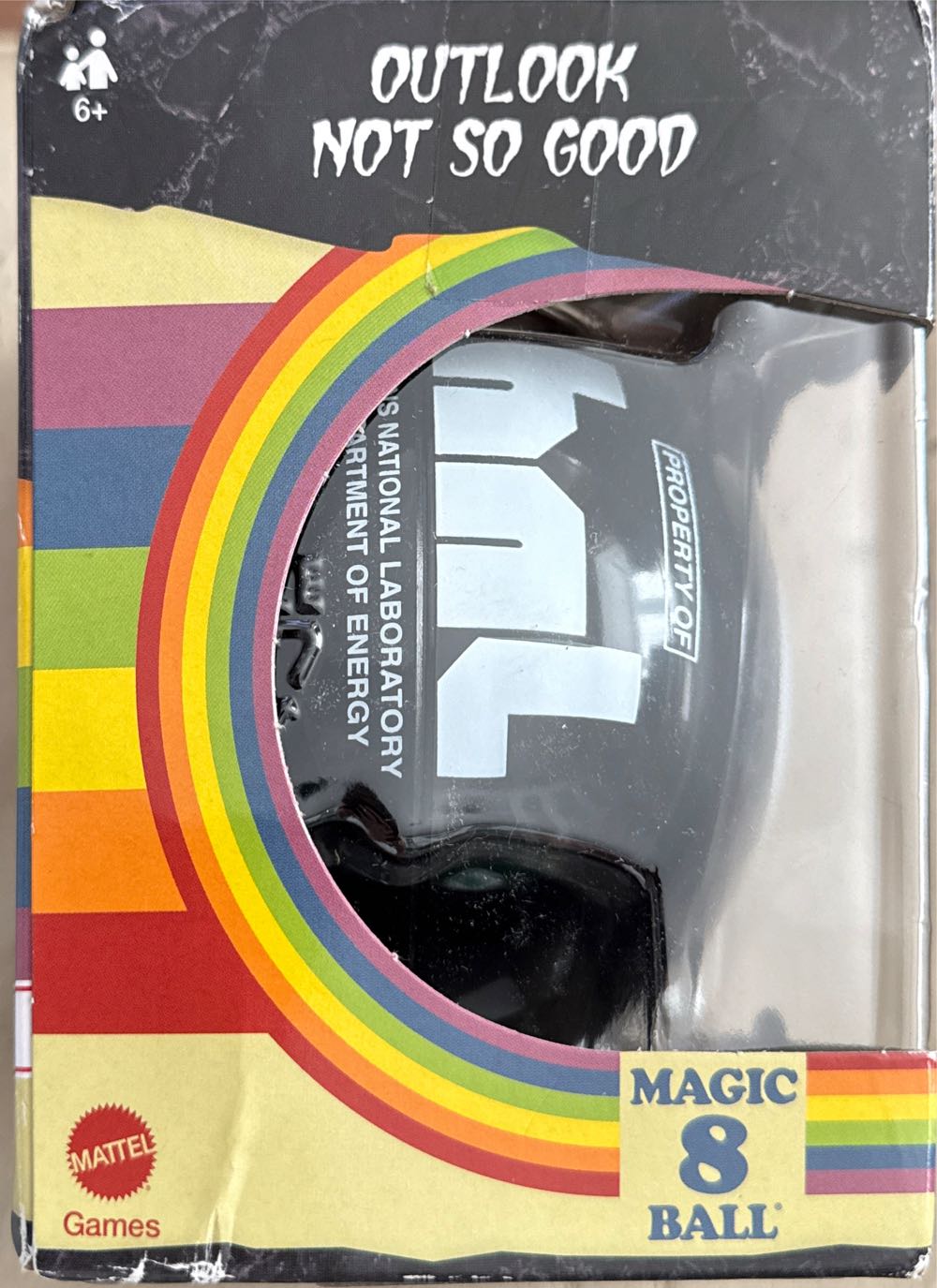 Magic 8 Ball Mattel Games Magic 8 Ball Stranger Things Novelty Game Inspired By The Series Themed Fortune-telling Toy For Family & Game Nights  board game collectible [Barcode 194735089239] - Main Image 2