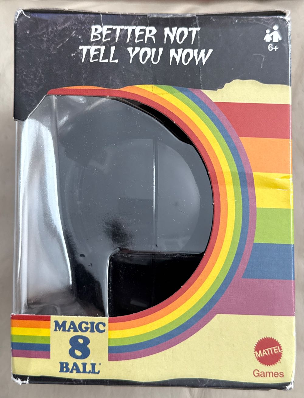 Magic 8 Ball Mattel Games Magic 8 Ball Stranger Things Novelty Game Inspired By The Series Themed Fortune-telling Toy For Family & Game Nights  board game collectible [Barcode 194735089239] - Main Image 4