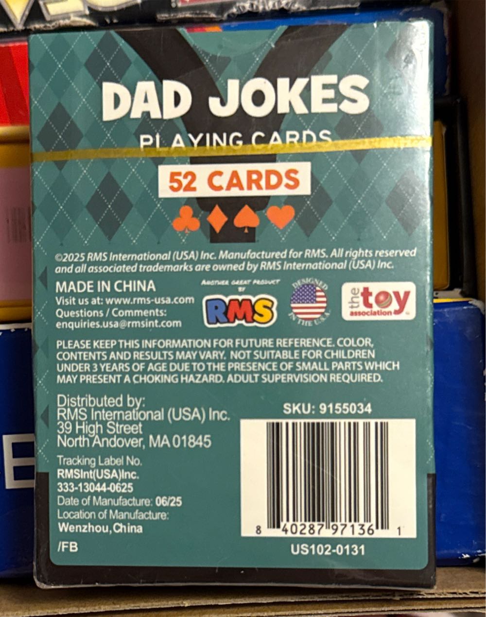 Dad Jokes  board game collectible [Barcode 840287971361] - Main Image 2