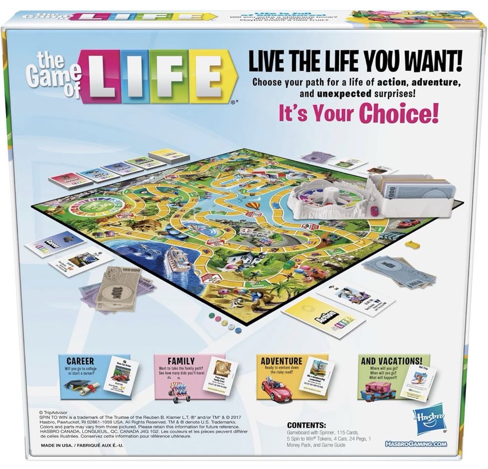 The Game Of Life  (2-4) board game collectible - Main Image 2