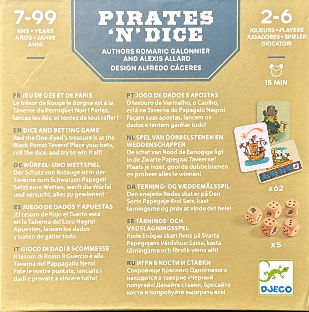 Pirates ’n’ Dice ML  board game collectible [Barcode 3070900008304] - Main Image 2