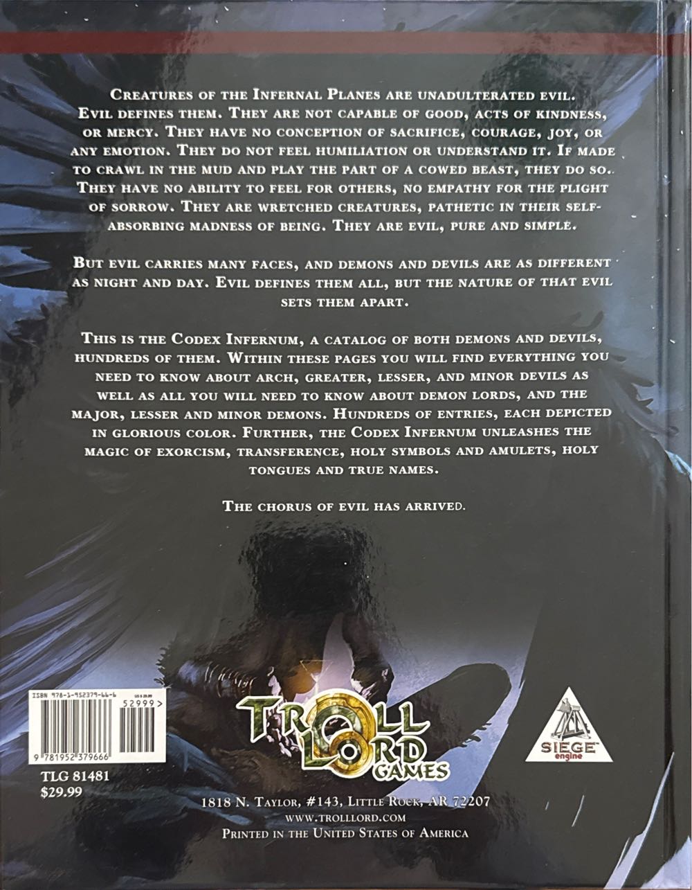 C&c: Codex Infernum Acc New  board game collectible [Barcode 9781952379666] - Main Image 2