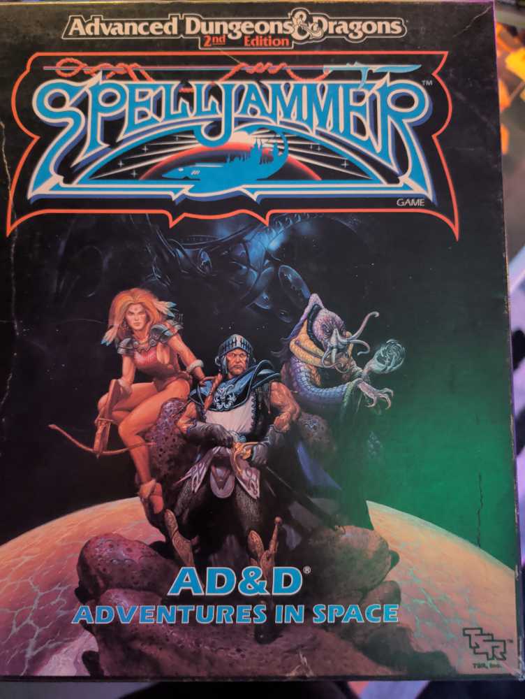 D&D Spelljammer - Adventures In Space TSR Boxed Set 2E  board game collectible [Barcode 046363010492] - Main Image 2